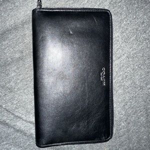 vintage coach large wallet